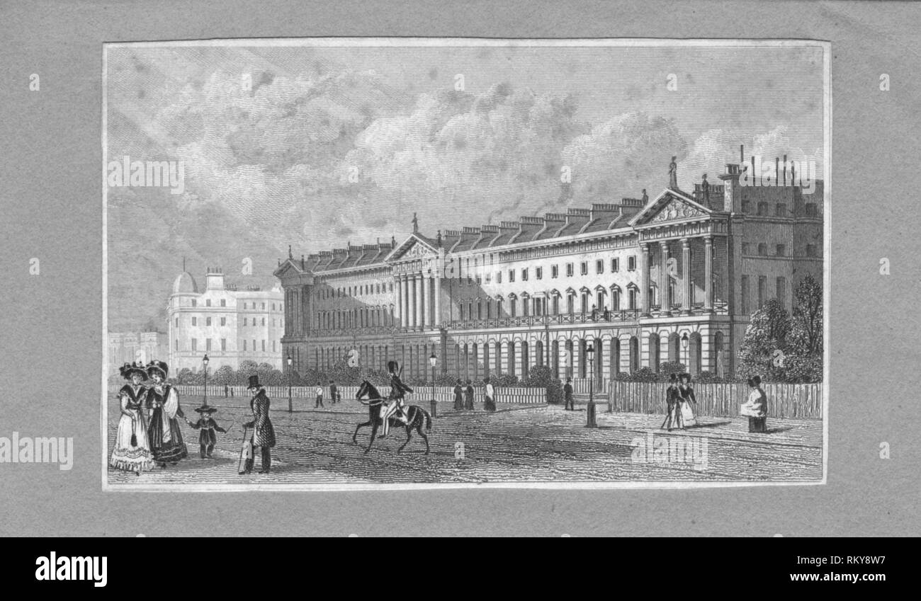 Neoclassical building, 19th century. Creator: Unknown. Stock Photo