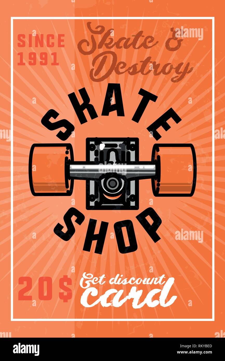 Vintage skate shop clearance