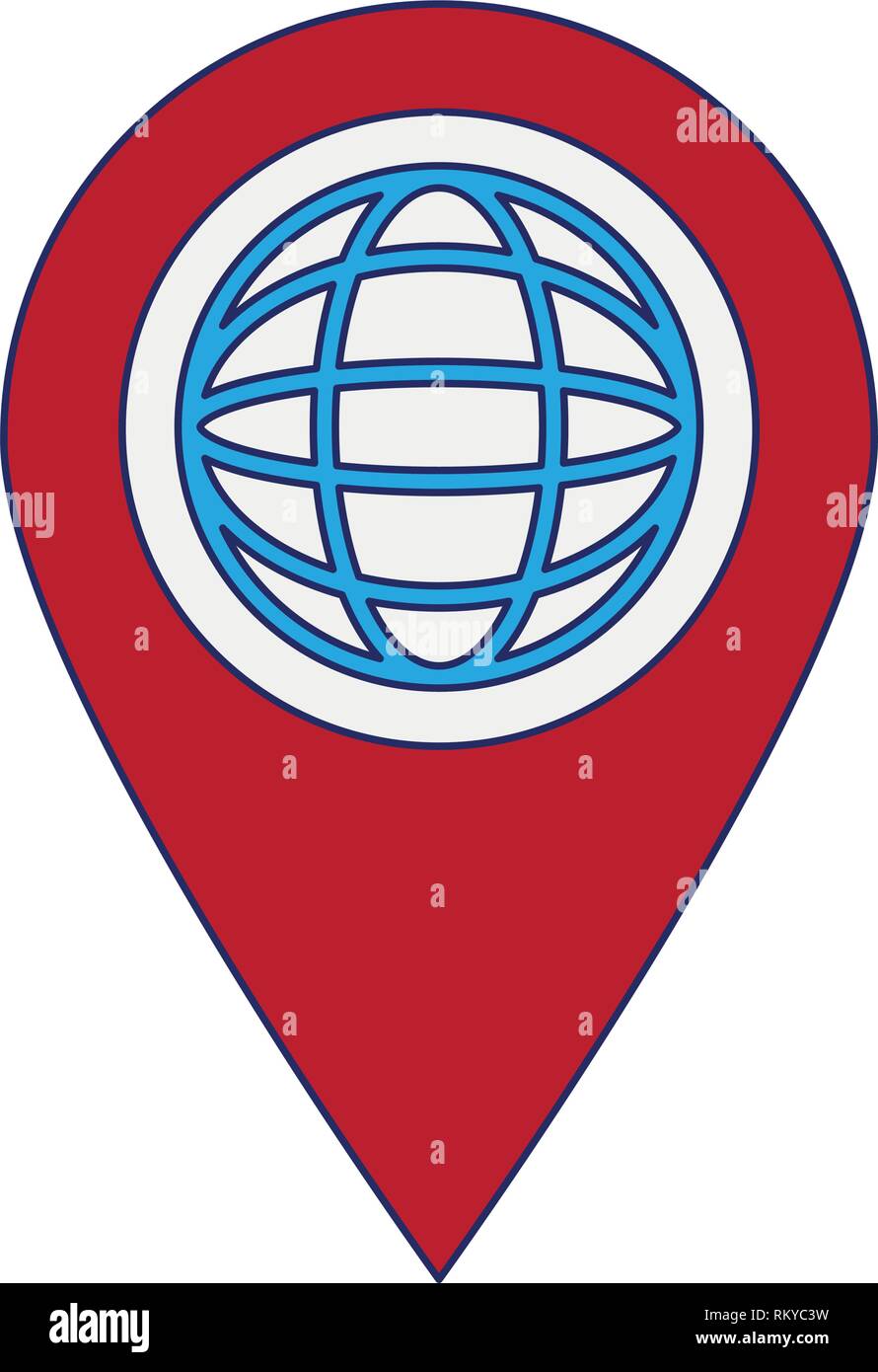 global sphere location pin Stock Vector Image & Art - Alamy