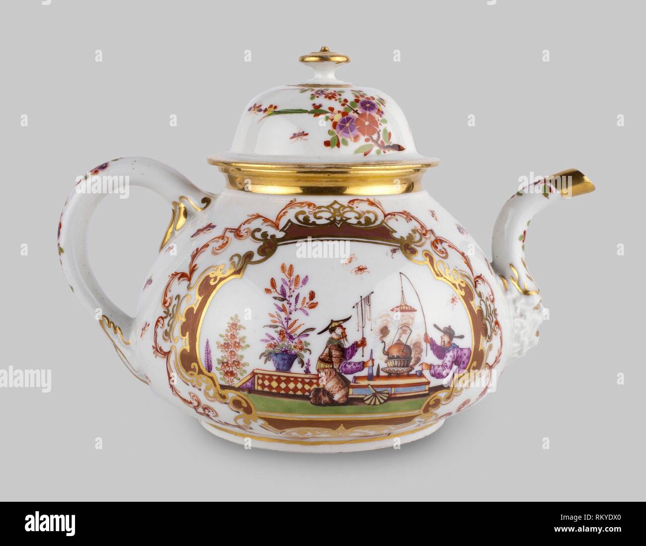 Teapot 1723/24 Meissen Porcelain Manufactory (German, founded 1710