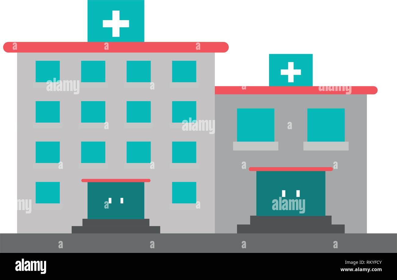 hospital buildings symbol Stock Vector Image & Art - Alamy