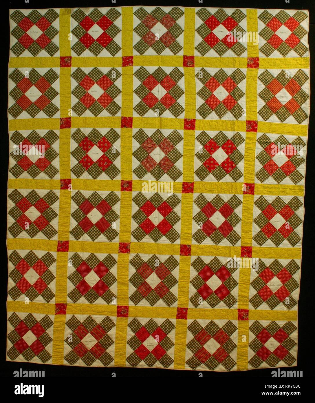 Historic album quilt hi-res stock photography and images - Alamy