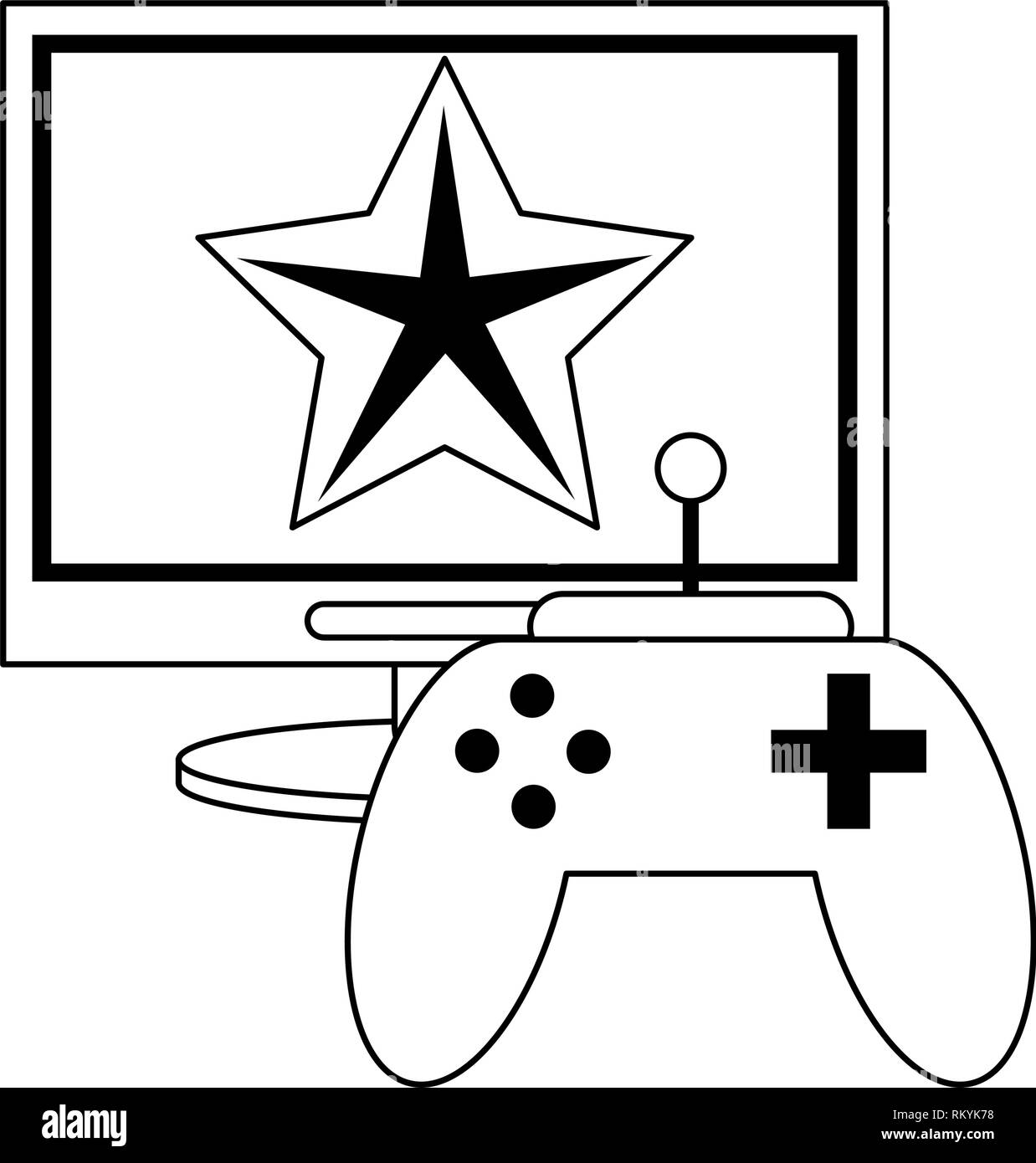 Modern videogame Black and White Stock Photos & Images - Alamy