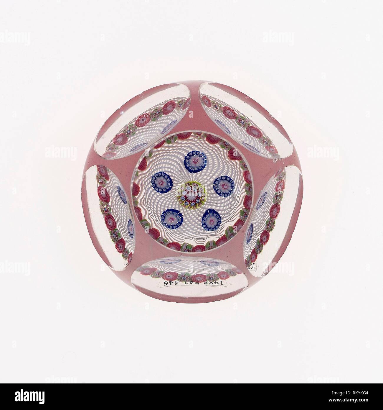 Paperweight About 184560 SaintLouis France, founded 1767 Artist