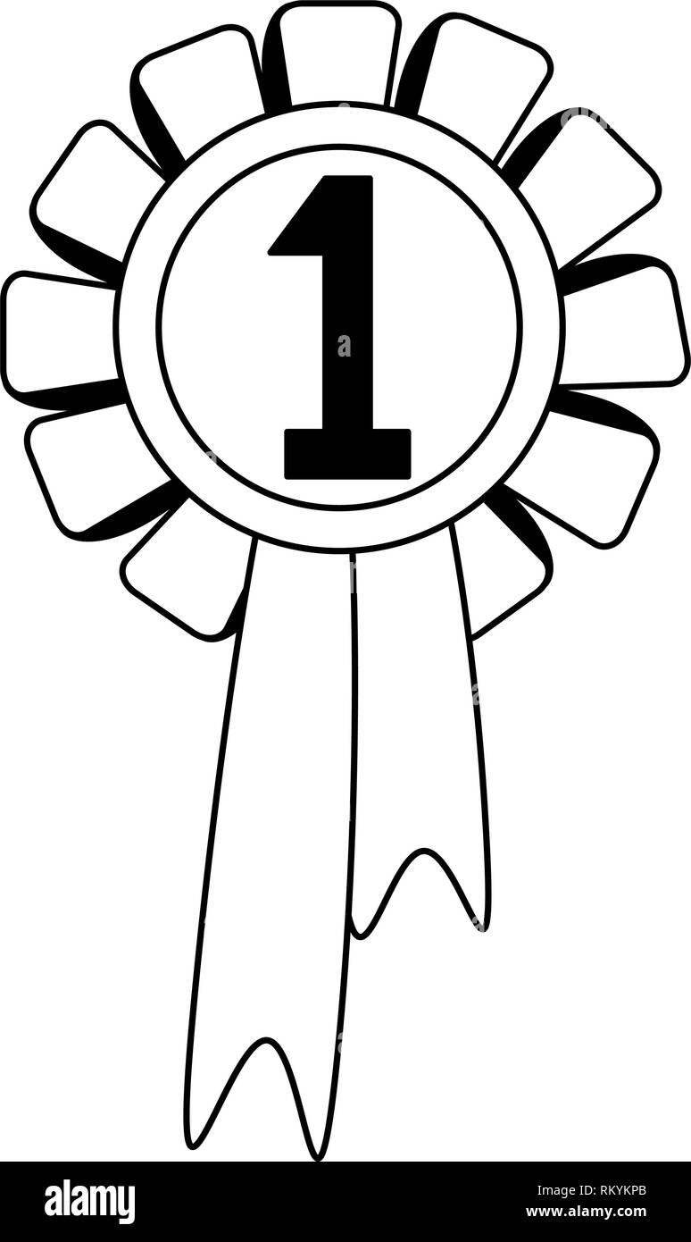 Medal Clipart Black And White
