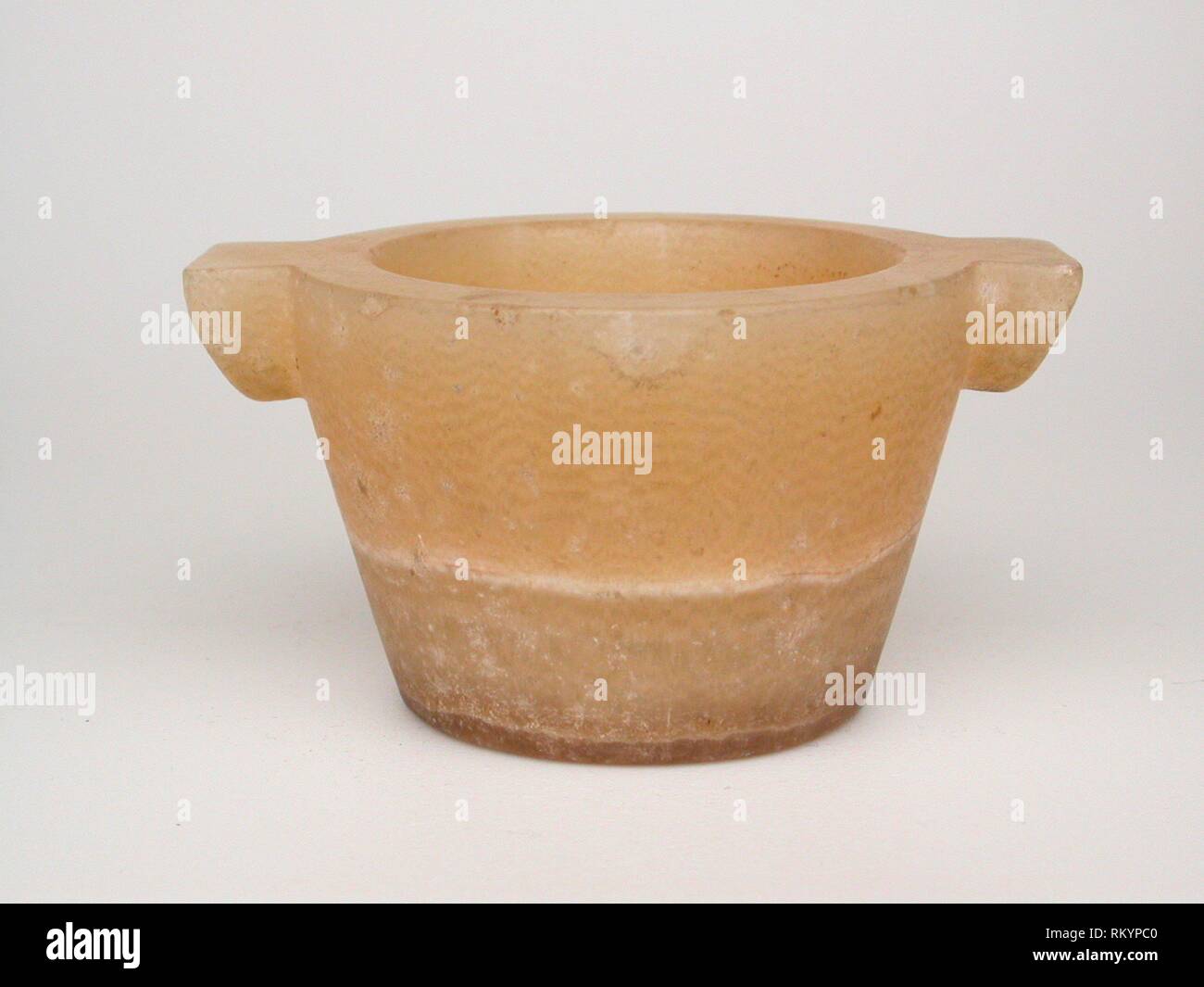 Mortar Late Period, Dynasty 26, Saite Period (664525 BC) Egyptian