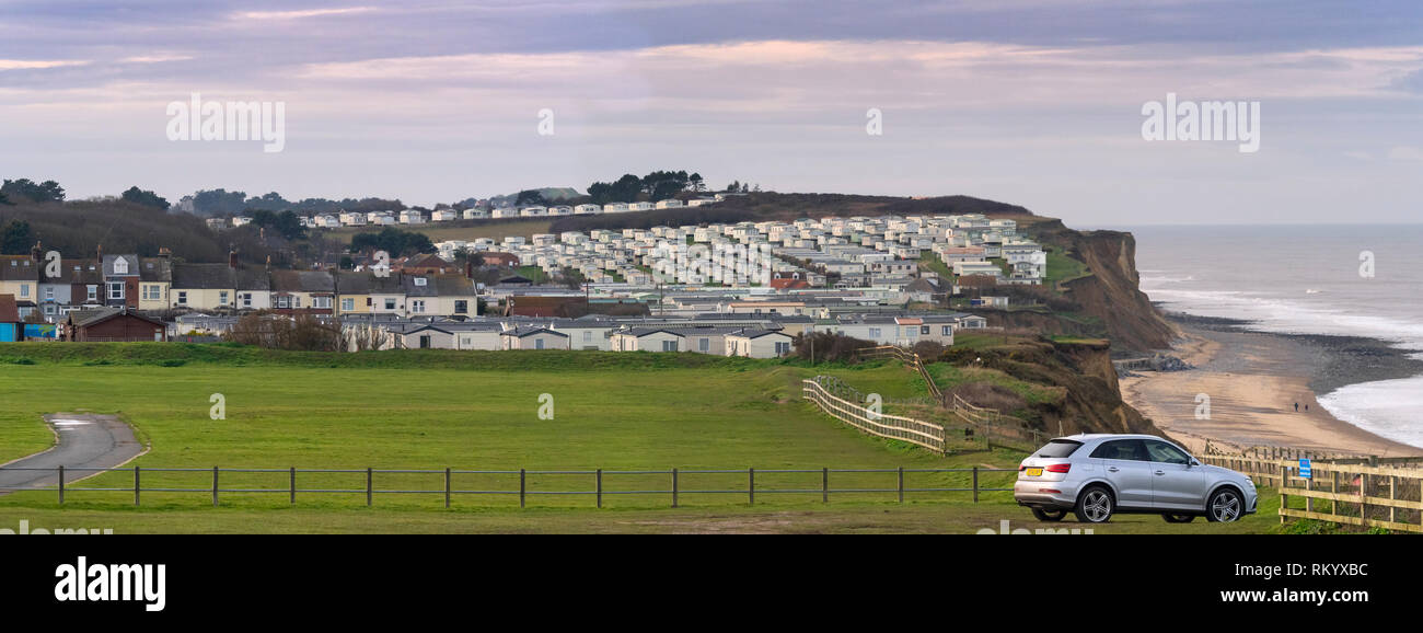 Clifftop caravan park hires stock photography and images Alamy