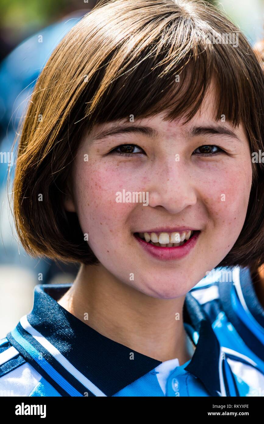 Uyghur Girl Xinjiang China Stock Photos Uyghur Girl Xinjiang