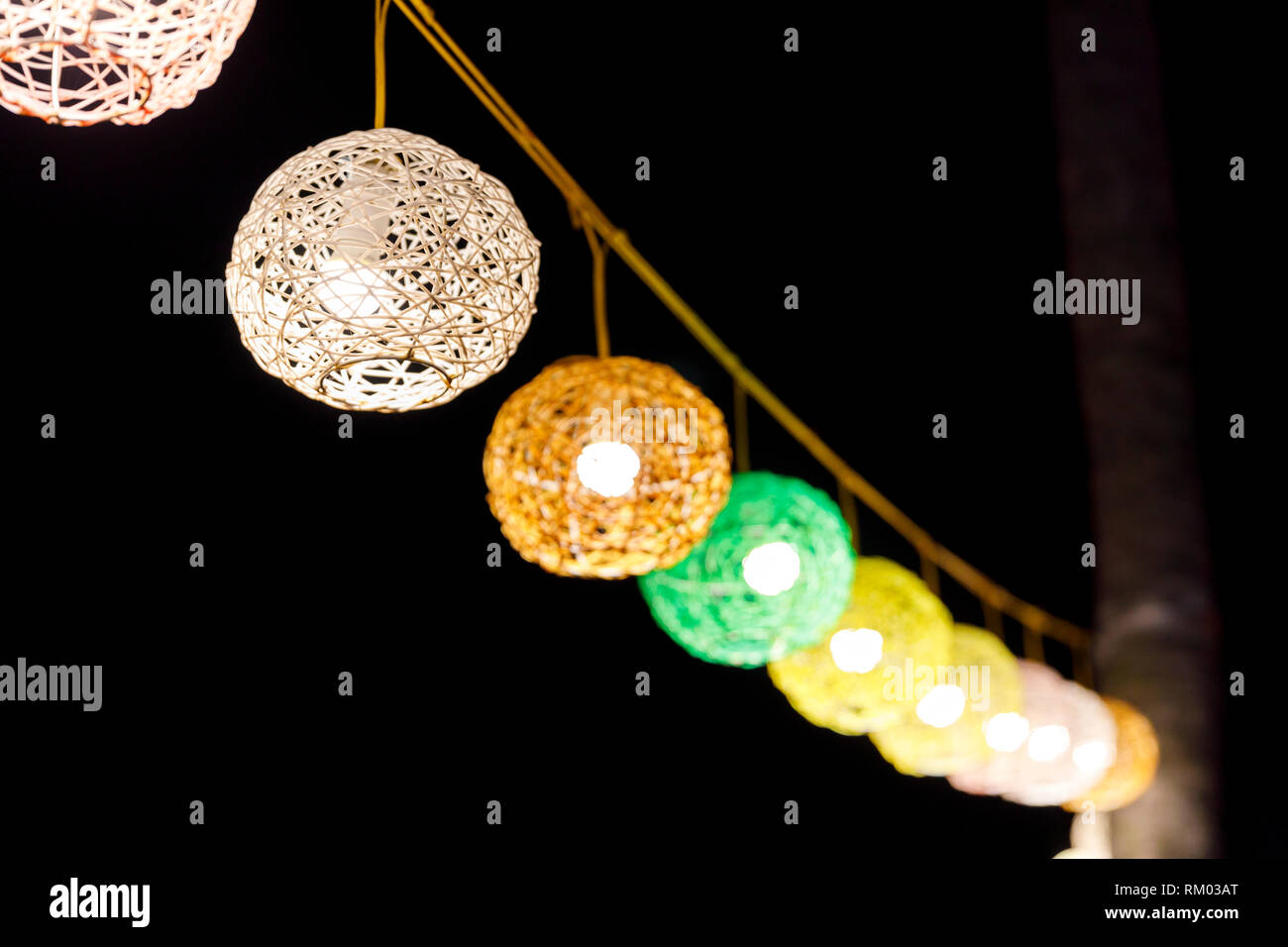 Colorful lamps hi-res stock photography and images - Alamy