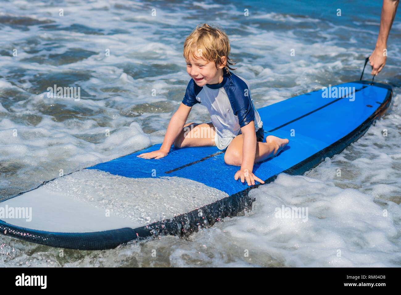 Beautiful Surfer Girl Bikini Surfboard Stock Photos 
