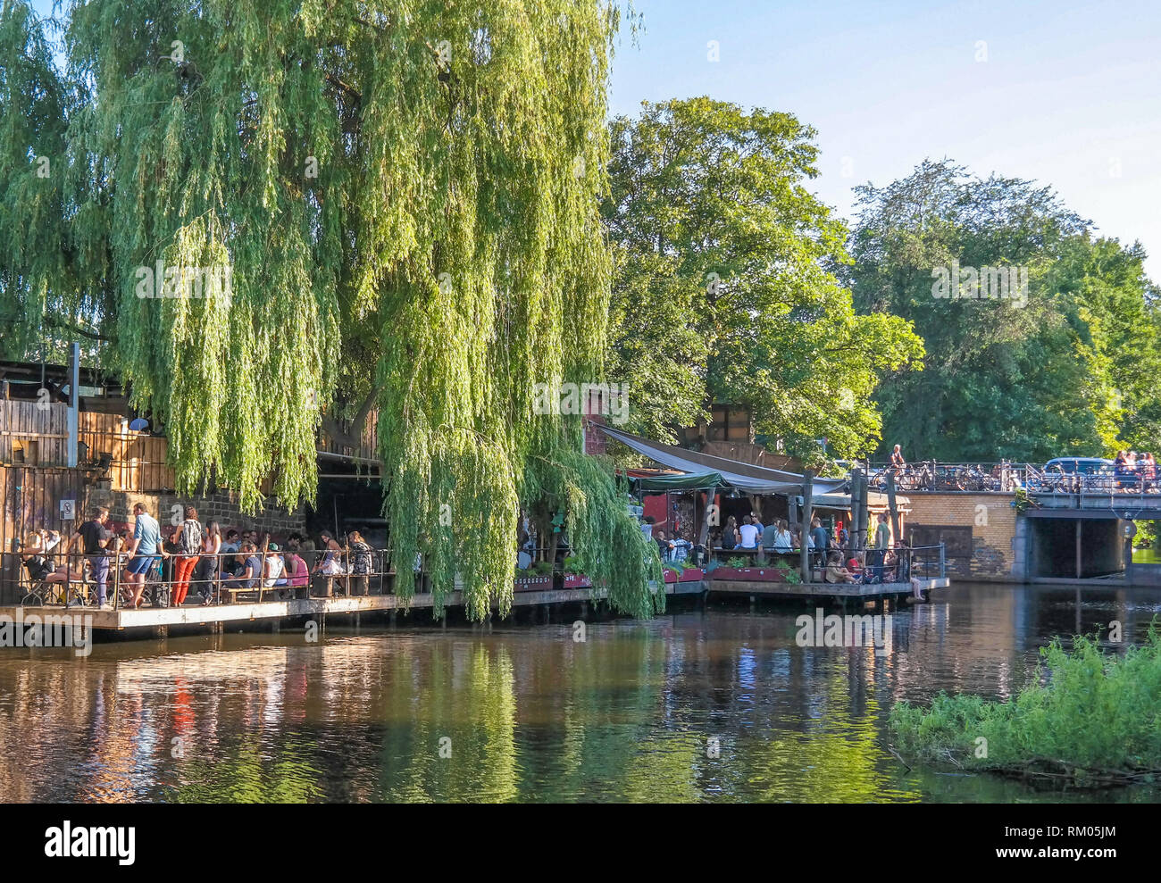 Berlin, Kreuzberg, Club der Visionäre Stock Photo