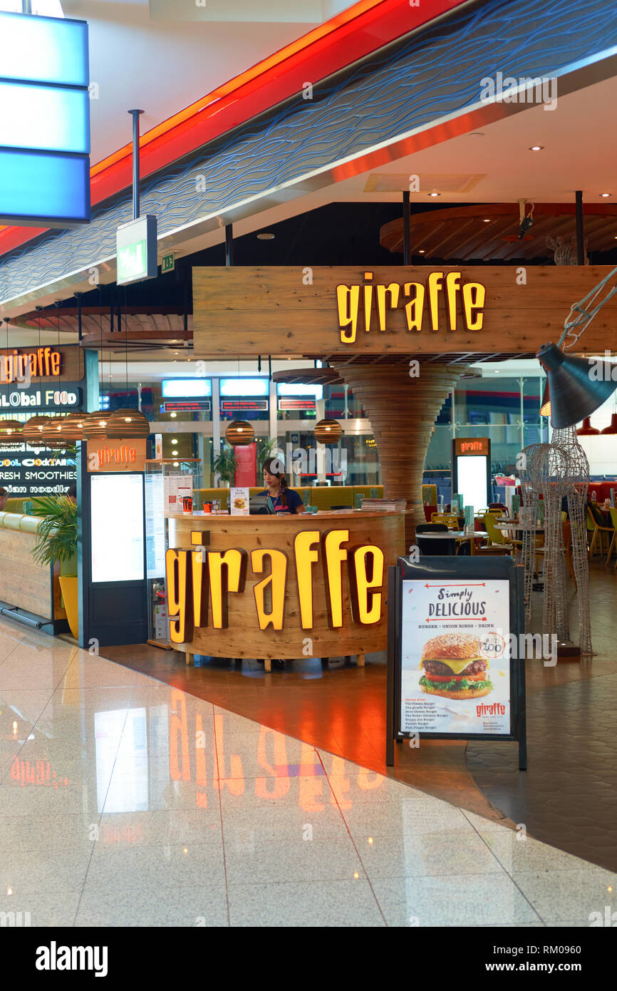 DUBAI, UAE CIRCA NOVEMBER, 2016 inside Dubai Airport. There are a