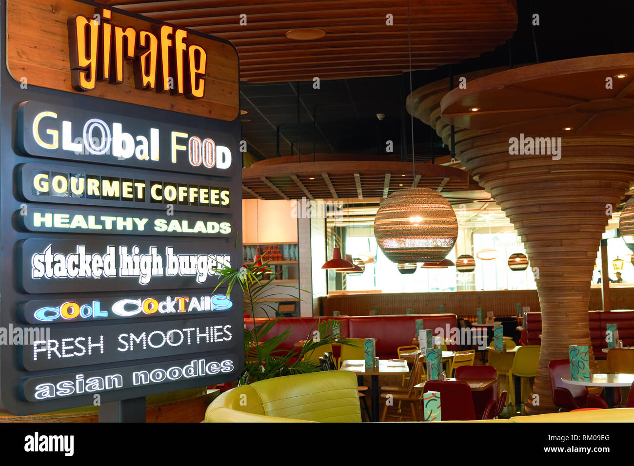 DUBAI, UAE CIRCA NOVEMBER, 2016 inside Dubai Airport. There are a