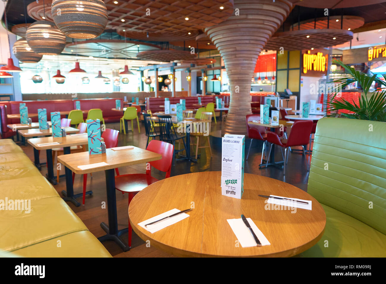 DUBAI, UAE CIRCA NOVEMBER, 2016 inside Dubai Airport. There are a