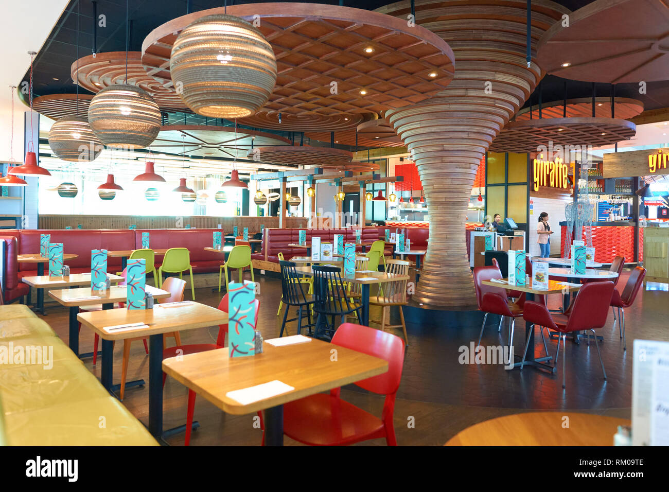 DUBAI, UAE CIRCA NOVEMBER, 2016 inside Dubai Airport. There are a