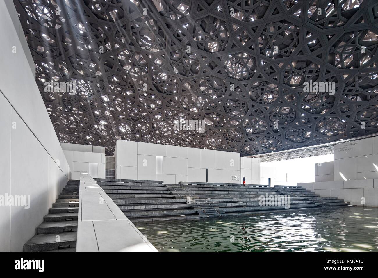 Interior Of The Abu Dhabi Louvre Art Museum Designed By The