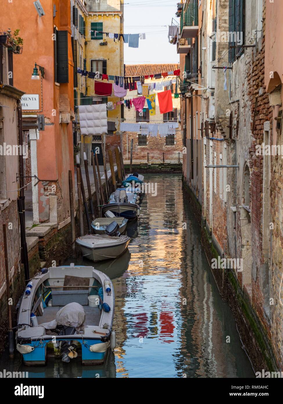 Laundry. Venice, Italy Stock Photo Alamy