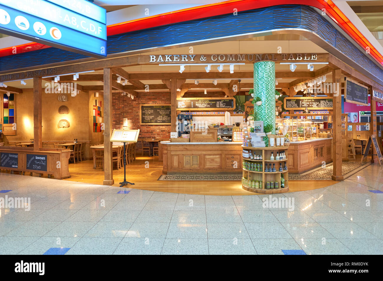 DUBAI, UAE CIRCA NOVEMBER, 2016 inside Dubai Airport. There are a