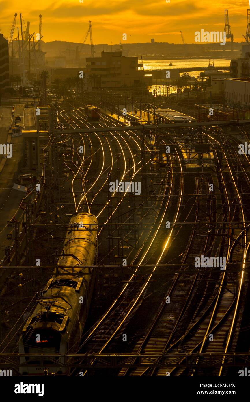 Tarragona train station, Spain Stock Photo Alamy