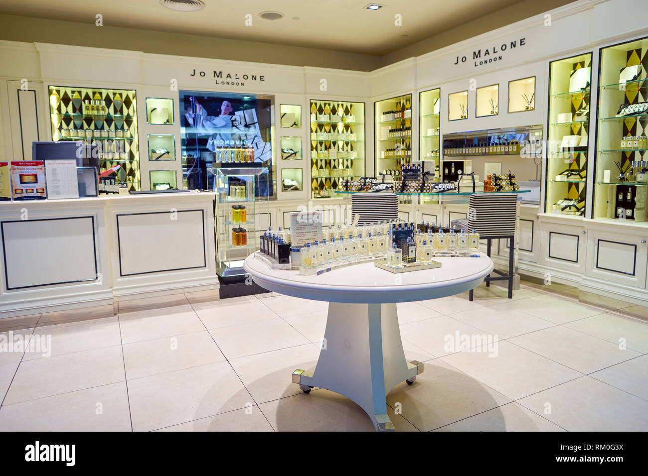 DUBAI, UAE CIRCA NOVEMBER, 2016 Jo Malone store at Dubai