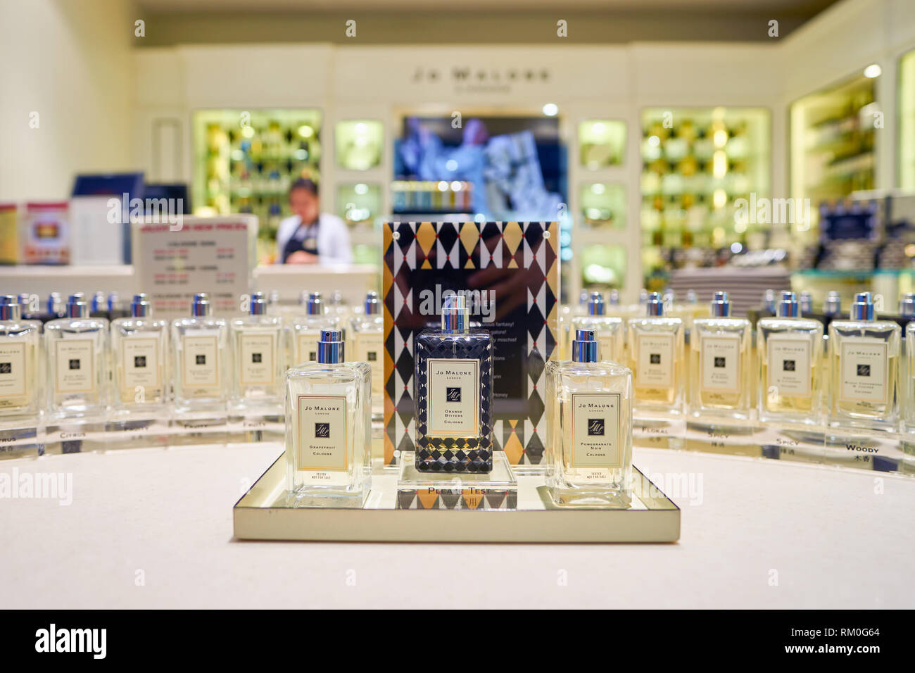 DUBAI, UAE CIRCA NOVEMBER, 2016 Jo Malone store at Dubai