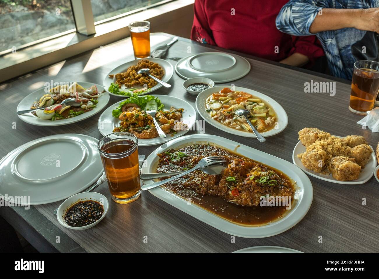 Indonesian food in Jakarta, Indonesia Stock Photo Alamy