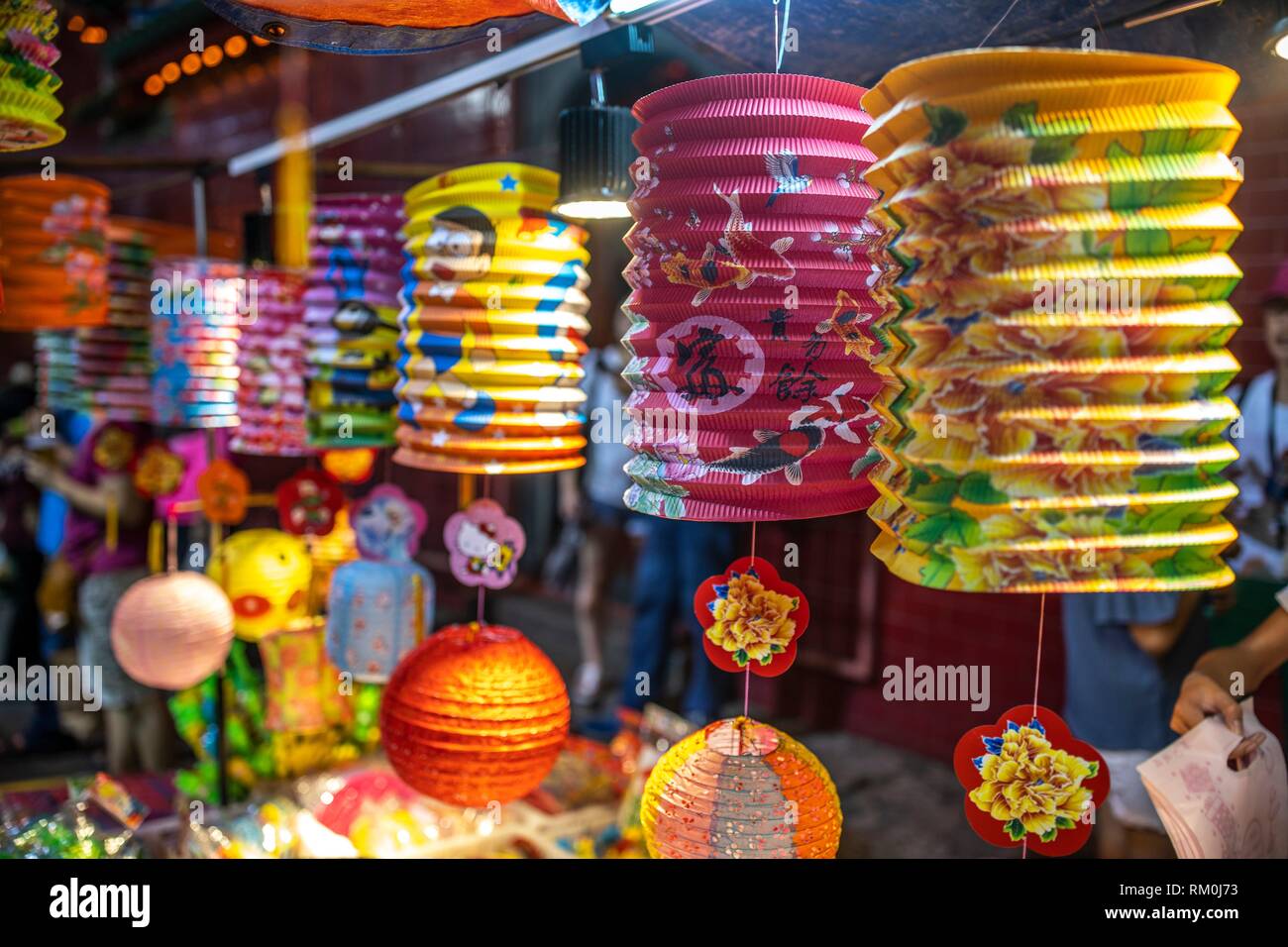 Mid Autumn Mooncake Festival At Ewe Hai Street In Kuching Sarawak Malaysia Stock Photo Alamy