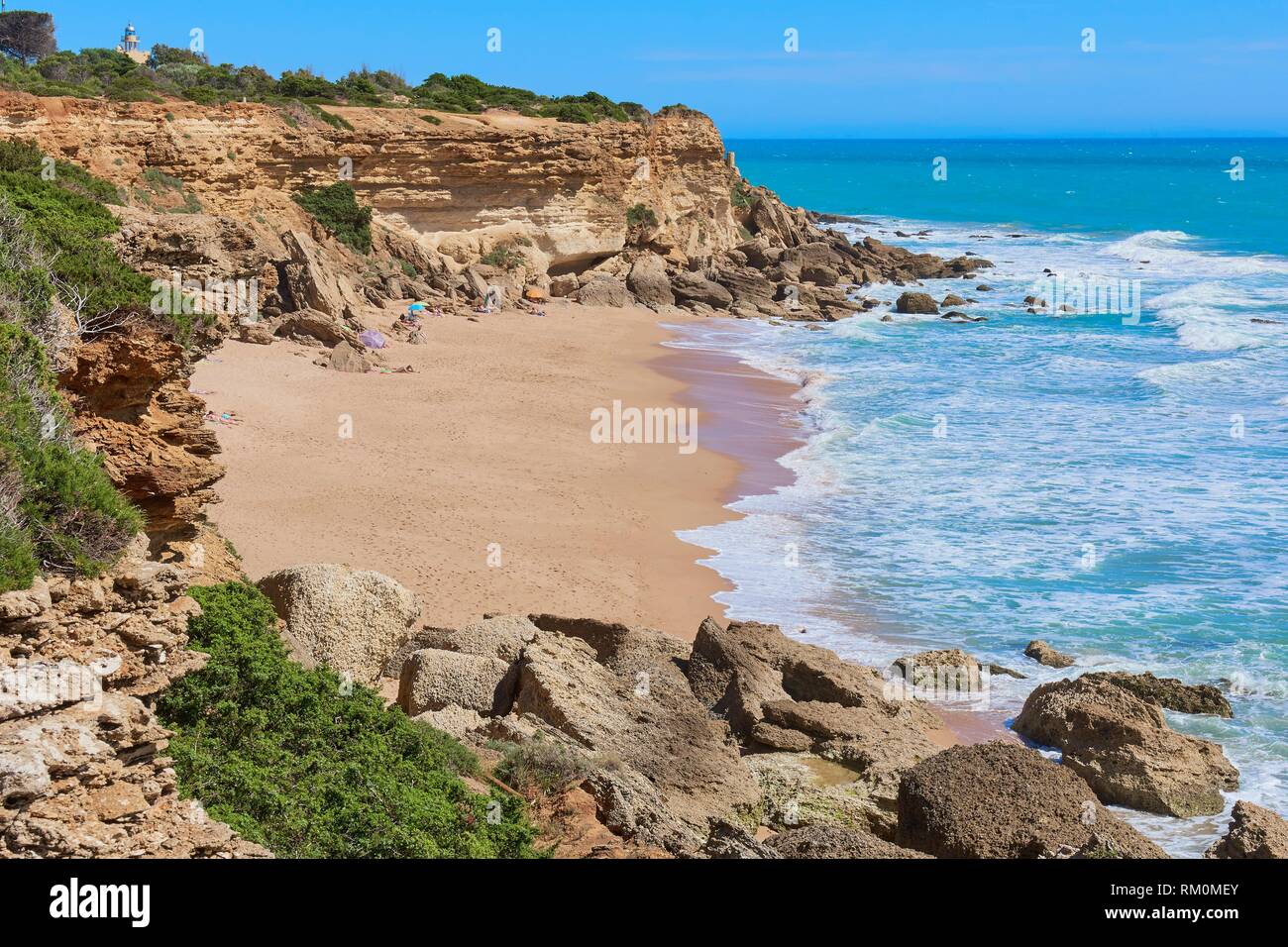 Conil de la Frontera. Costa de la Luz. White Town, Cadiz Province.  Andalucia. Spain Stock Photo - Alamy