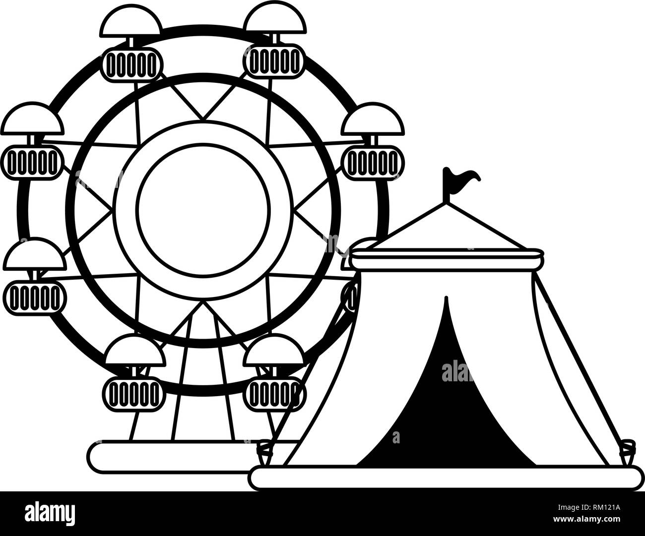 Carnival Games Clip Art Black And White