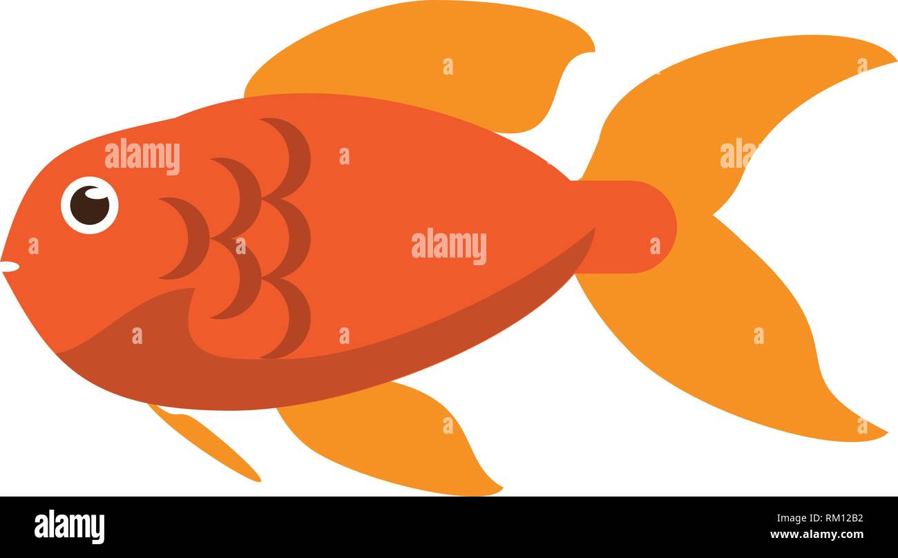 Fish sea animal cartoon Stock Vector Image & Art - Alamy