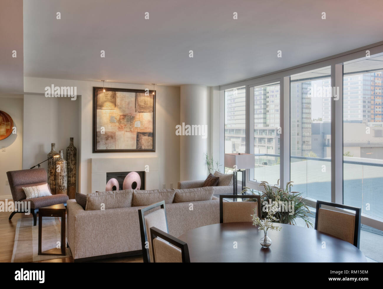 25+ Modern Luxury Apartment Design Ideas for Stylish Living - Luxury Highrise Apartment Living Space