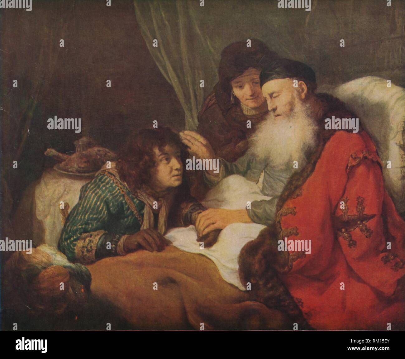 Isaac blessing jacob hi-res stock photography and images - Alamy