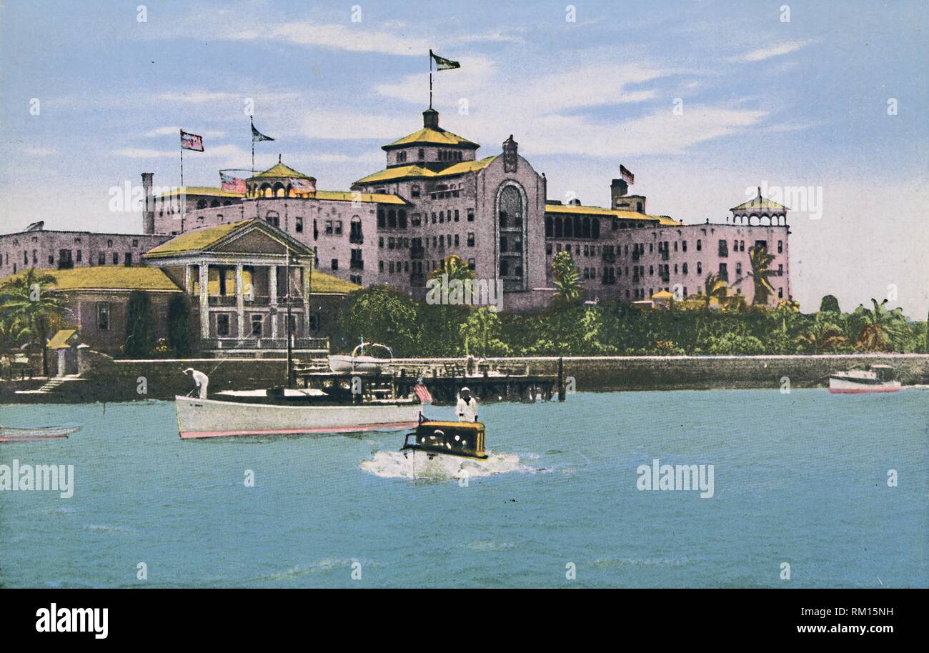 'British Colonial Hotel, Nassau, Bahamas', c1910s. Creator: Unknown. Stock Photo