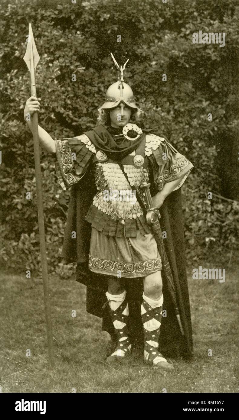 'Represents King Arthur Wearing Costume of British Chieftain, Sixth