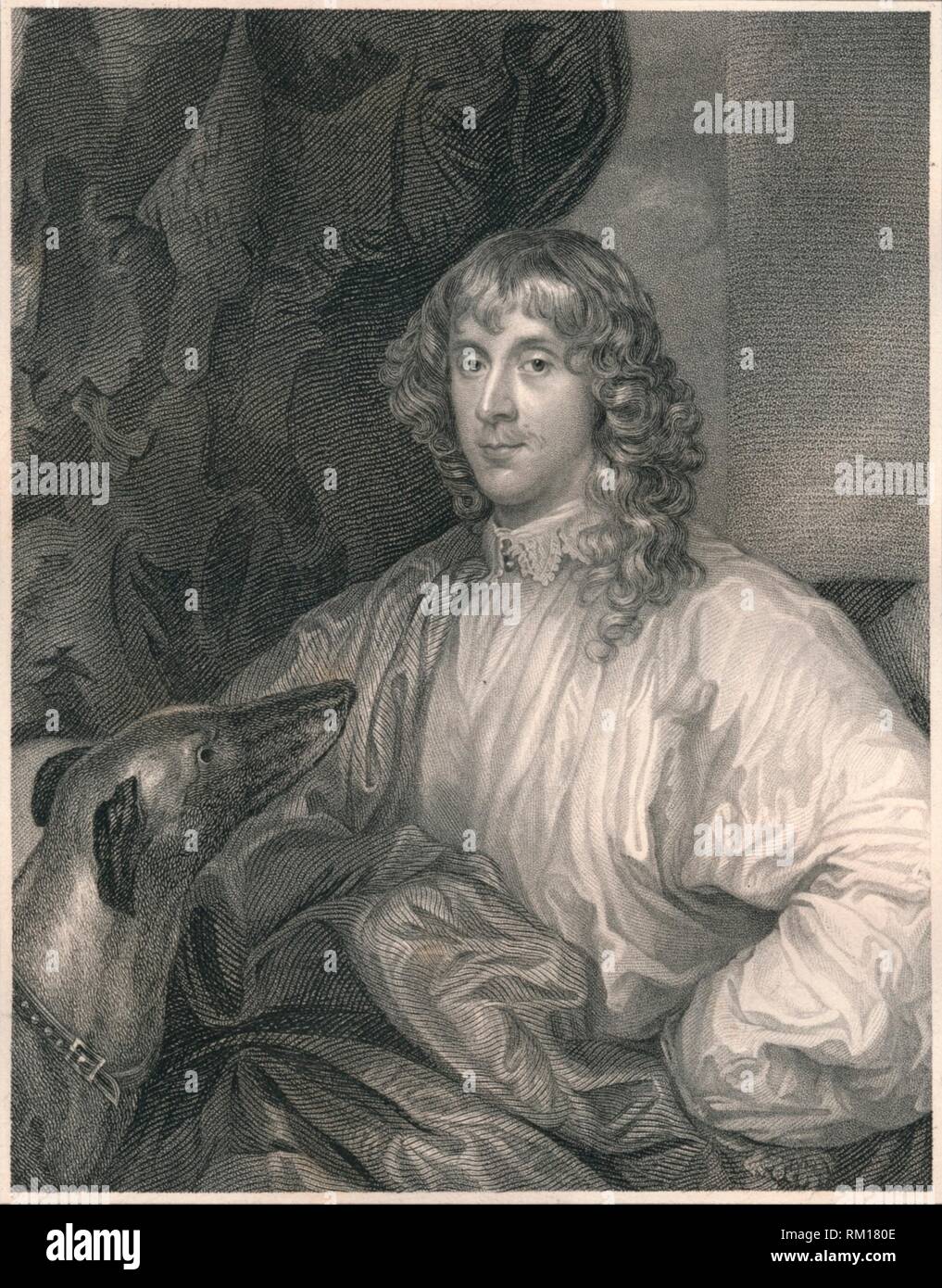 'James Stuart, Duke of Richmond', c1640, (early-mid 19th century).  Creator: John Cochran. Stock Photo
