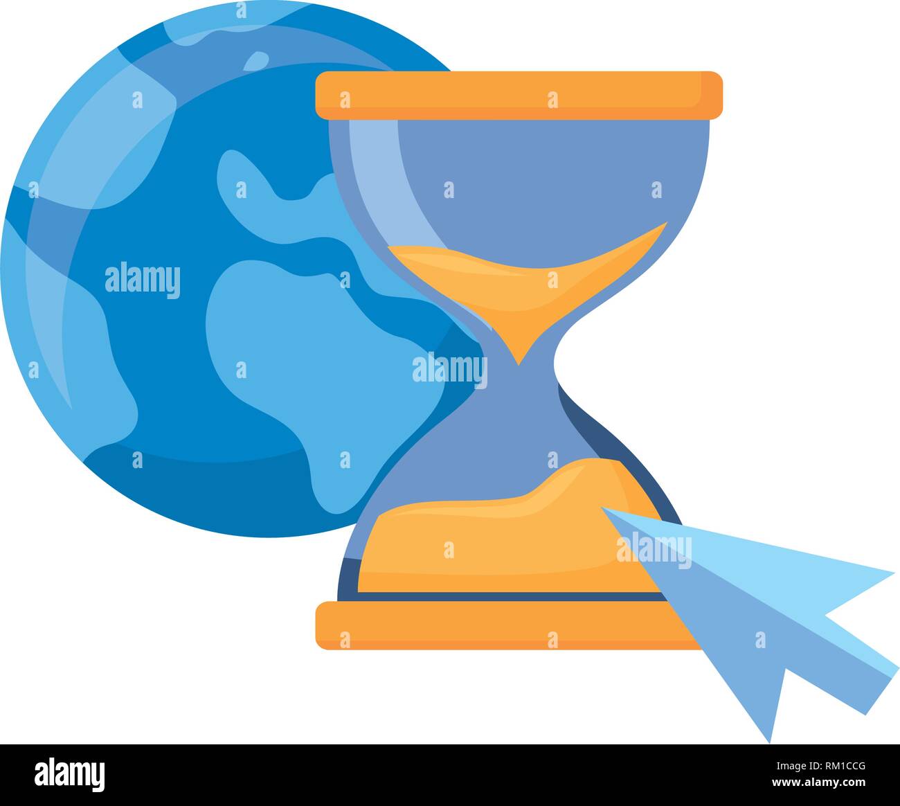 world clock cursor online shopping market vector illustration Stock Vector Image & Art Alamy