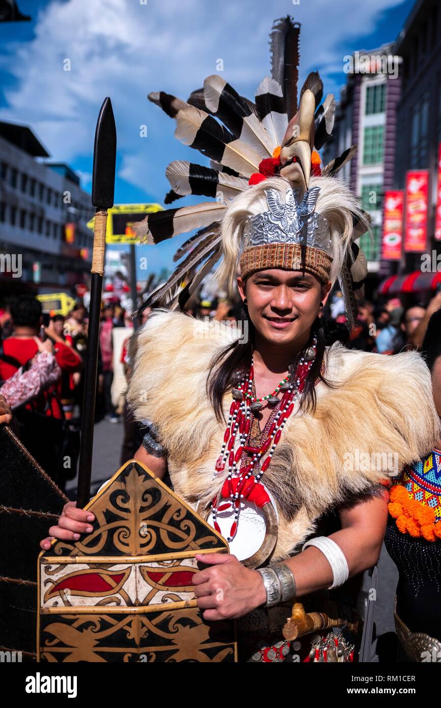 State level Gawai Dayak Parade (Niti Daun) in Kuching, Sarawak