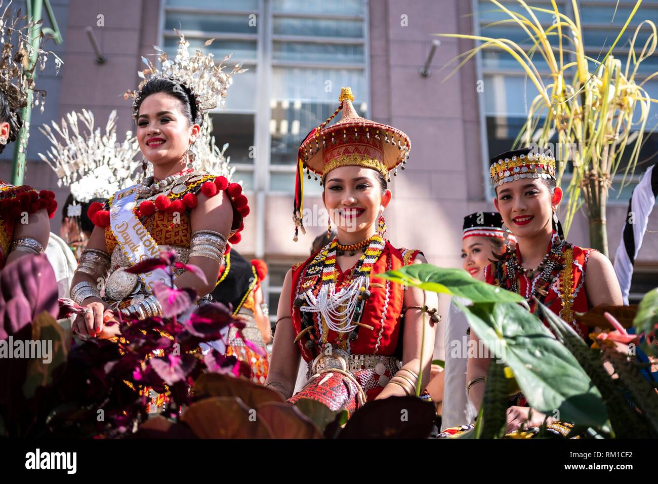State level Gawai Dayak Parade (Niti Daun) in Kuching, Sarawak