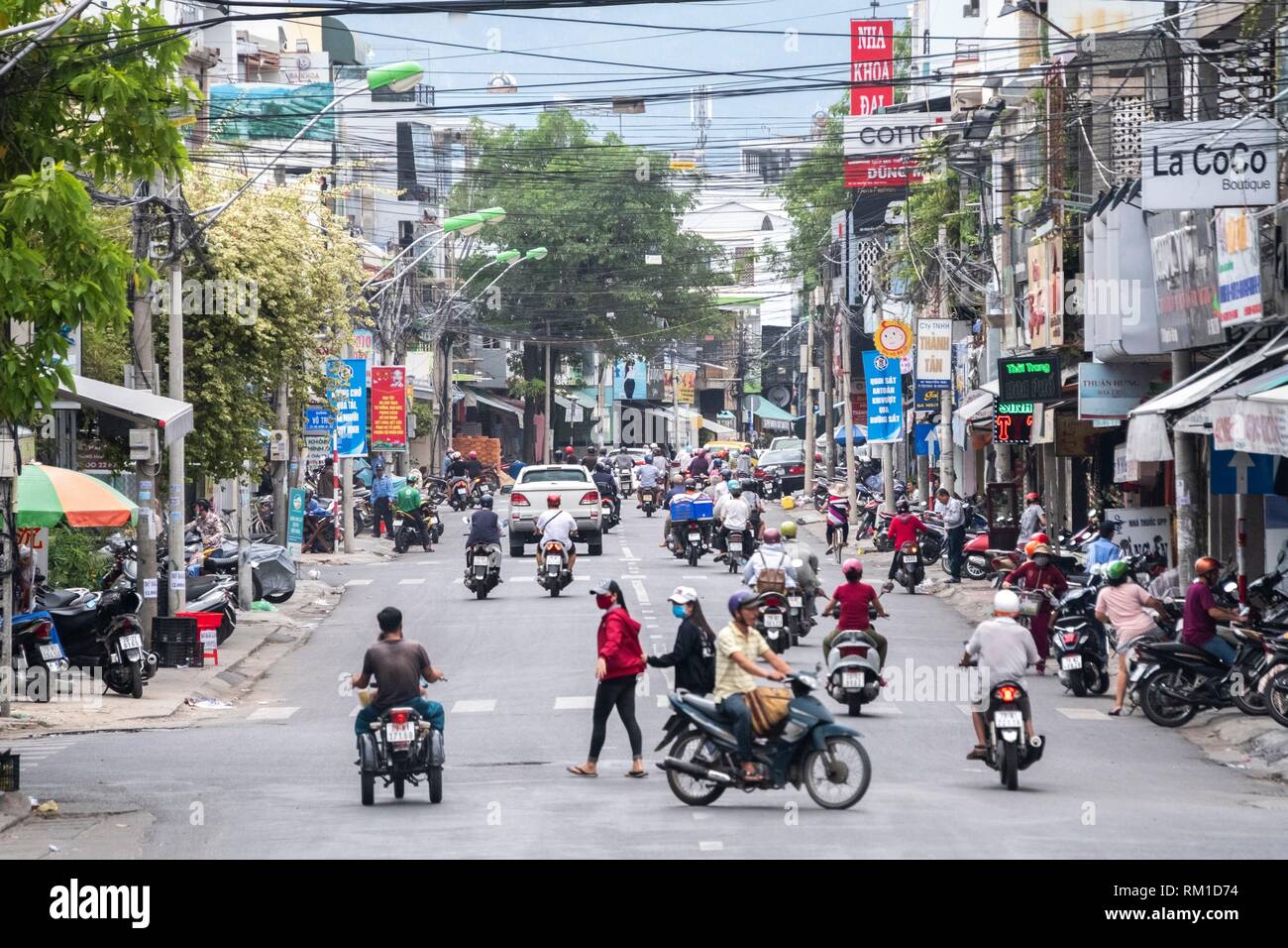 Street Scene Nha Trang Vietnam Southeast Asia Asia Stock Photo Alamy
