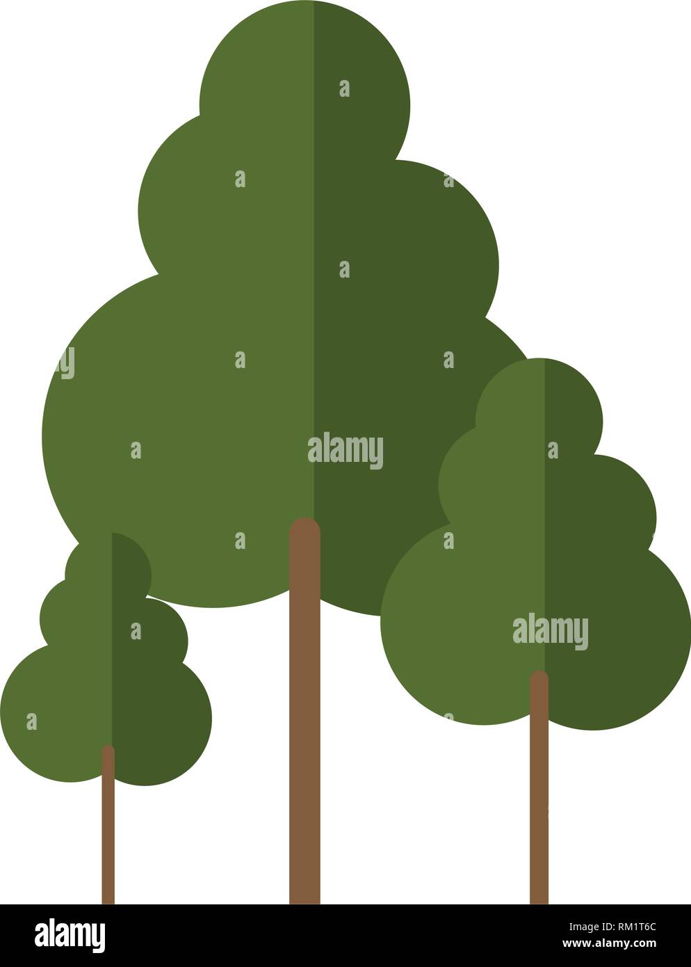 trees nature isolated Stock Vector Image & Art - Alamy