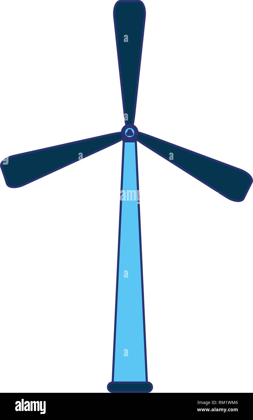 Wind turbine eolic energy Stock Vector Image & Art - Alamy