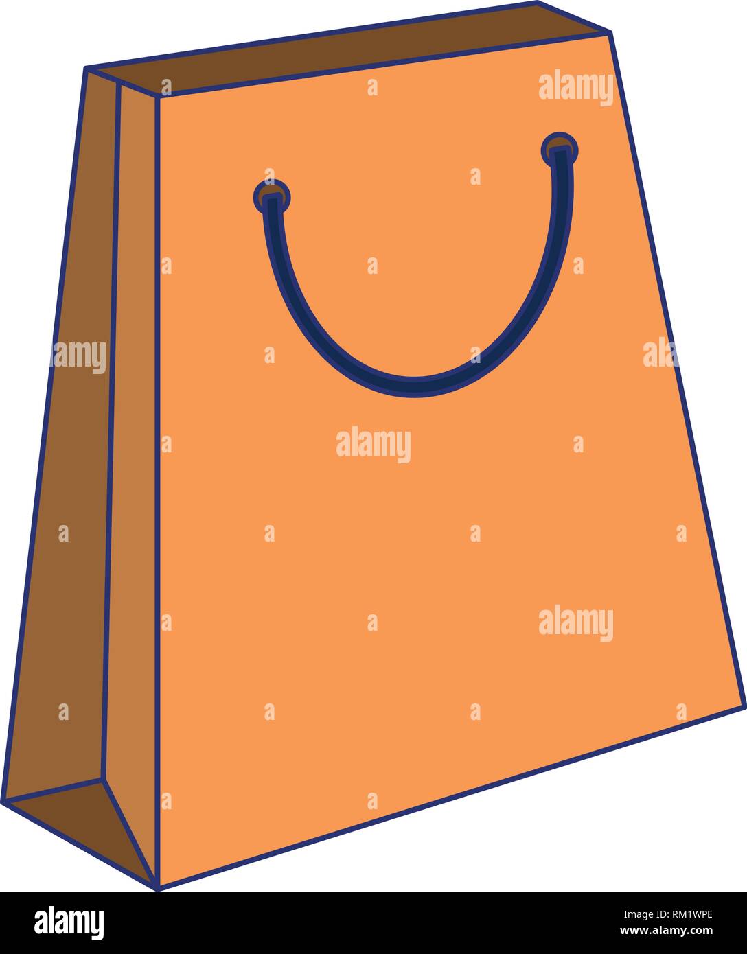 shopping bag symbol isolated Stock Vector Image & Art Alamy