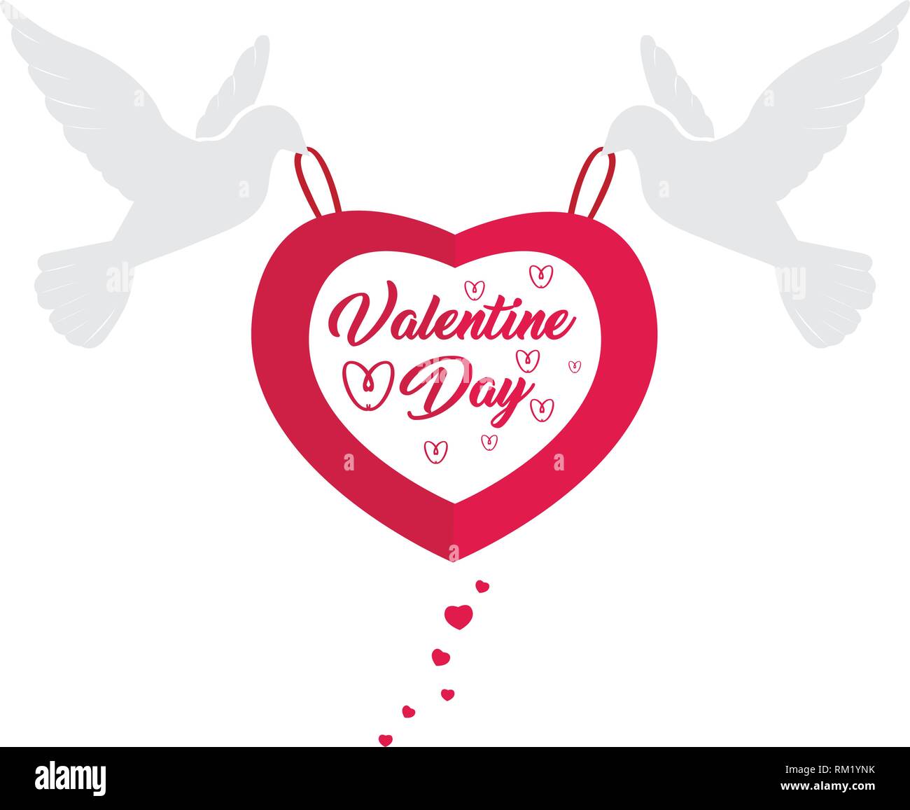 Valentine day banner Stock Vector Image & Art - Alamy