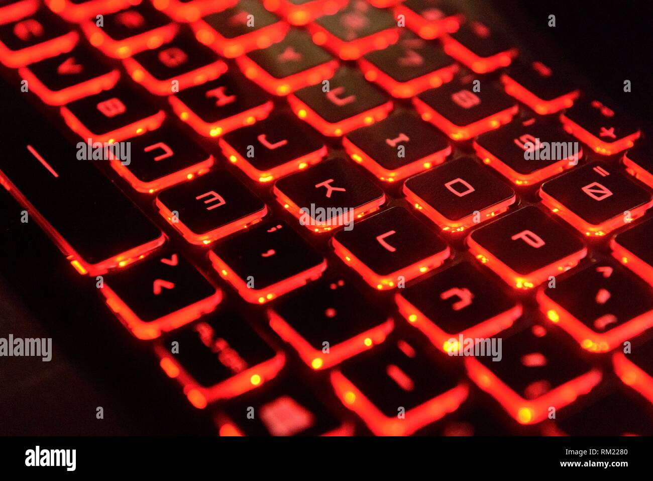 Computer Keyboard Photo Details Detail of the keys of a computer backlit keyboard Stock Photo - Alamy
