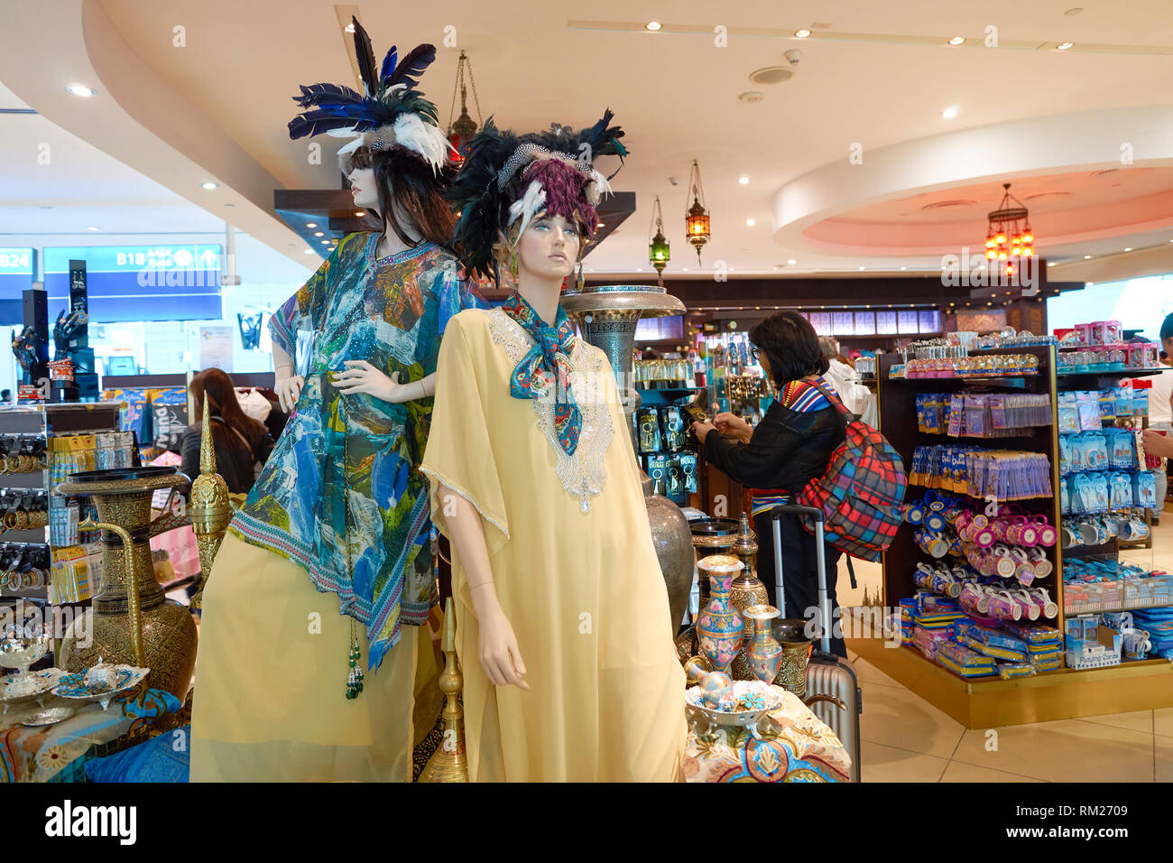 DUBAI, UAE CIRCA NOVEMBER, 2016 mannequins in a store at Dubai