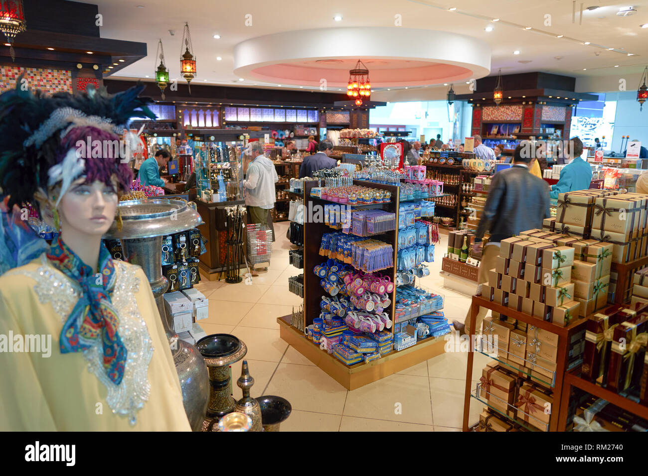 DUBAI, UAE CIRCA NOVEMBER, 2016 mannequins in a store at Dubai