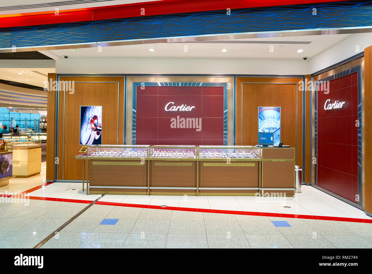 Cartier store at Dubai International 