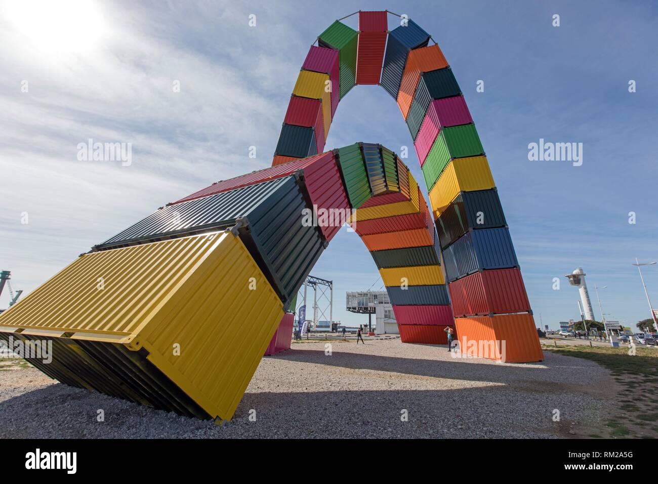 Colorful art installation europe hi-res stock photography and images - Alamy