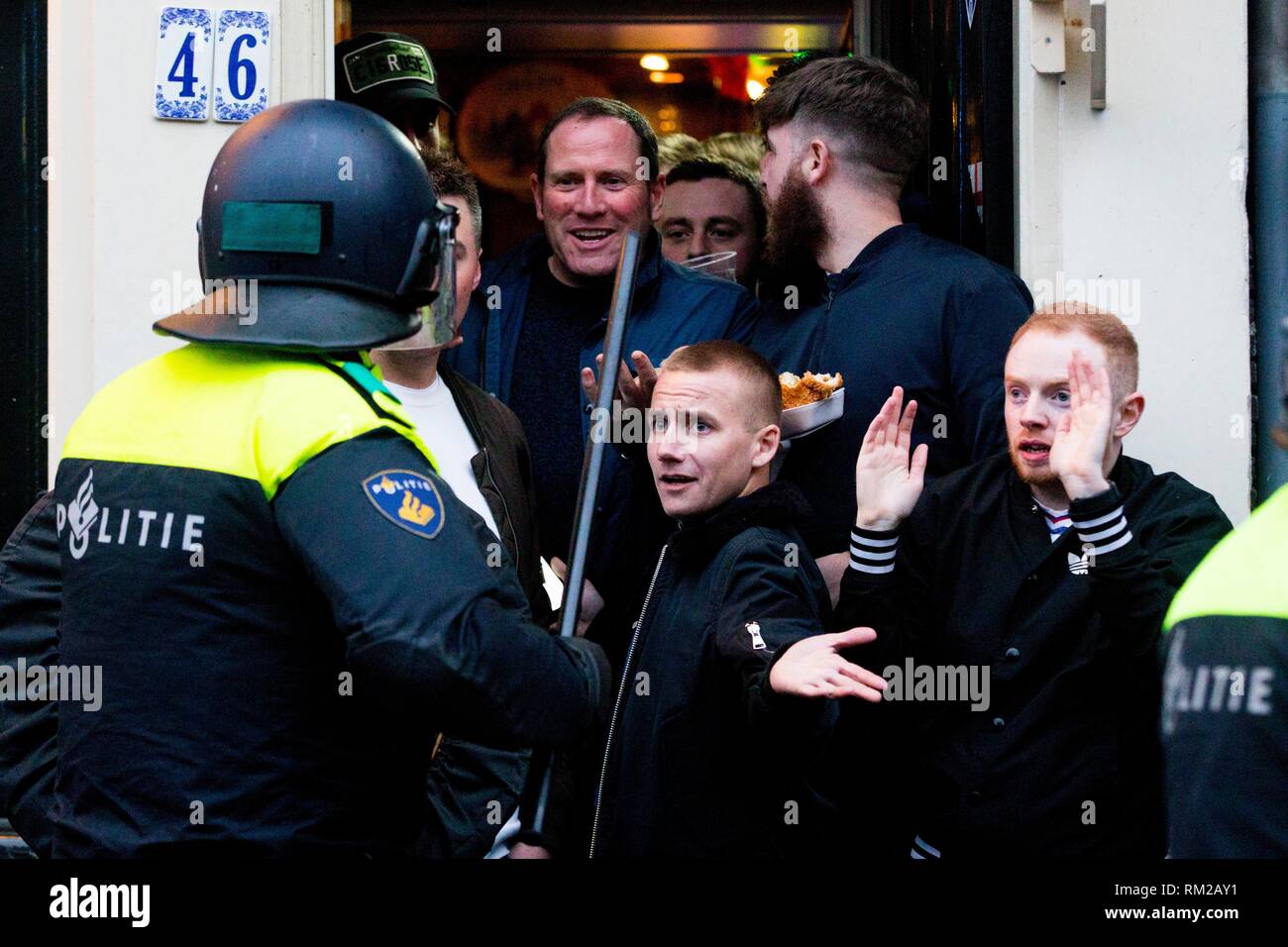 Football fans riot hi-res stock photography and images - Alamy