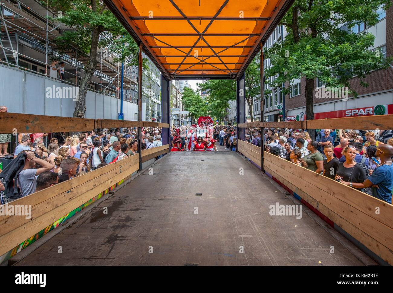 ROTTERDAM Street parade of the Summer Carnival in Rotterdam Stock